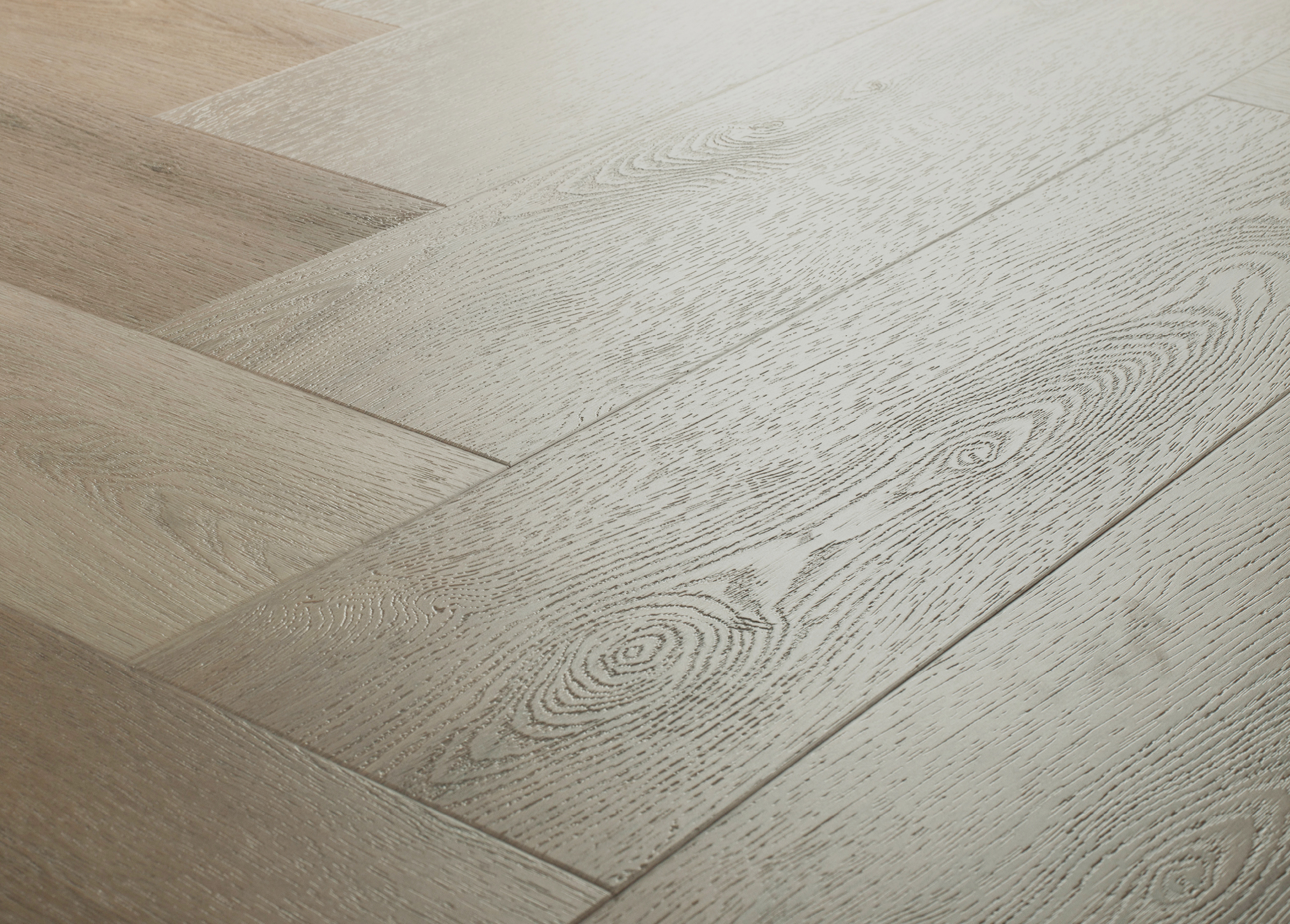 Houtlook pvc-vloer van Montinique met vloerbare embossing.